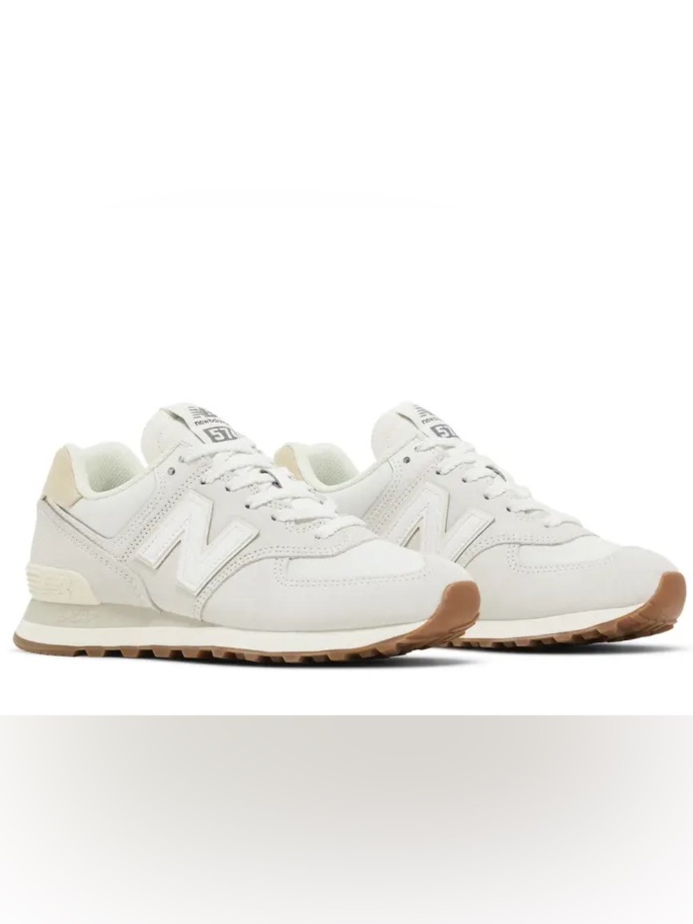 NEW New Balance 574 Sneakers WL574NO2 Reflection Angora 6.5